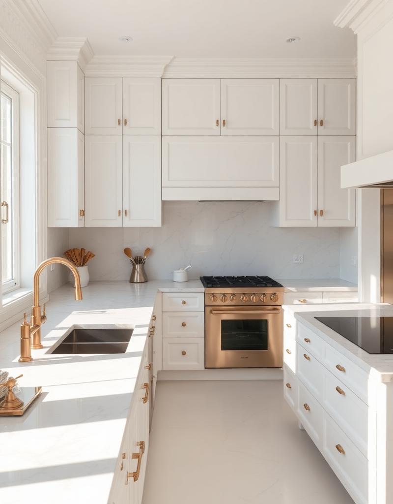 Deep cleaned kitchen